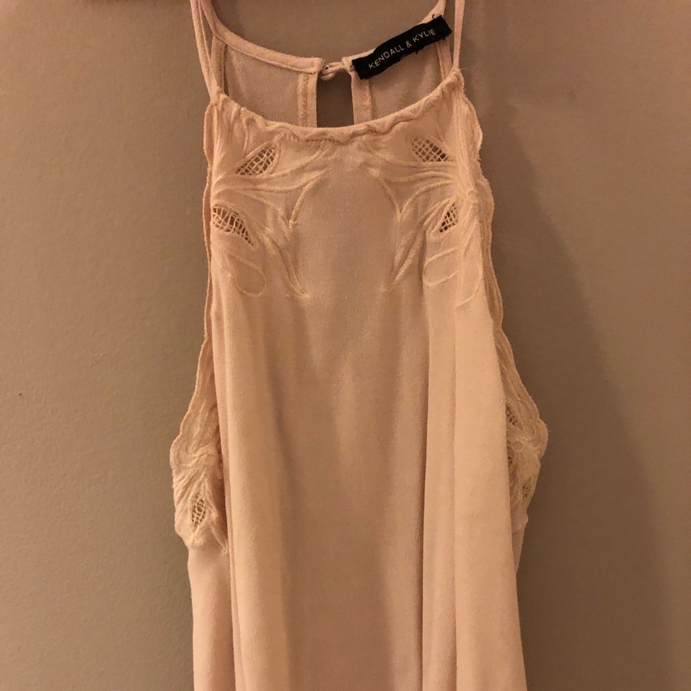light pink kendall and kylie tank top